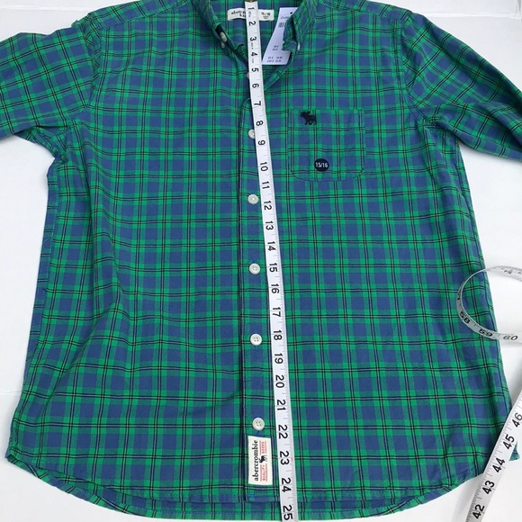 Abercrombie Shirt Button Down Size 15/16  NEW w/TAGS - Picture 3 of 8